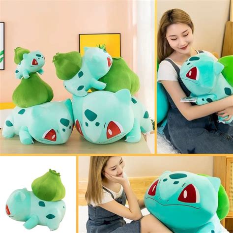 Pikachu&39;s tail is rigid in the game and cartoon and fabric is anything but rigid. . Giant bulbasaur plush